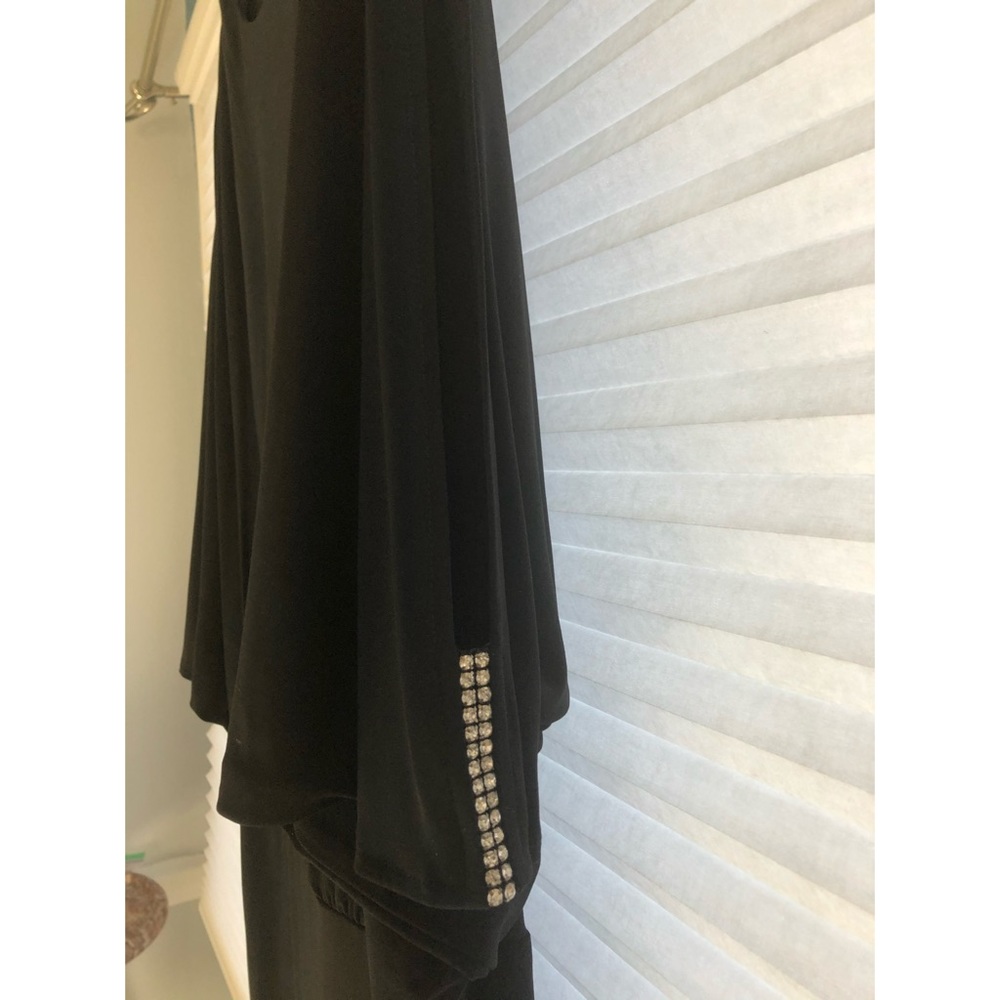 Frank Lyman open sleeve black dress - size 12 - Picture 2 of 7